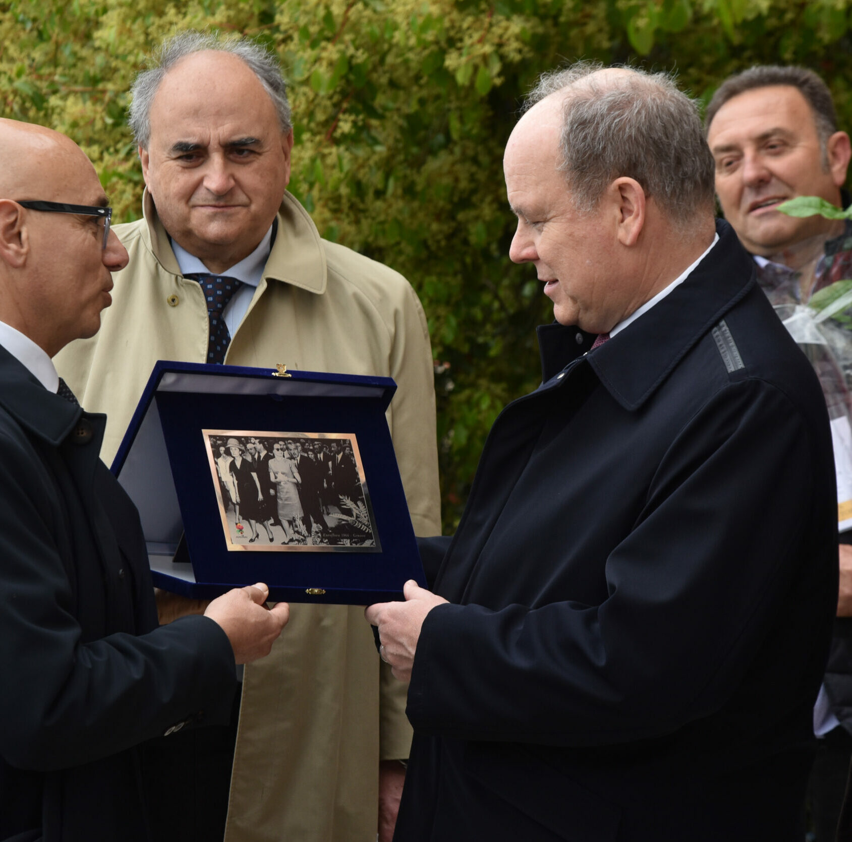 Il Principe Alberto di Monaco in visita a Euroflora 2022